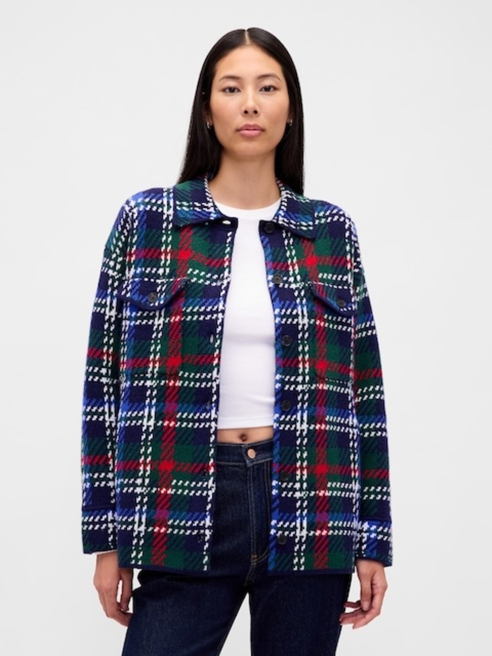 Gap  CashSoft Oversized Shirt Jacket
